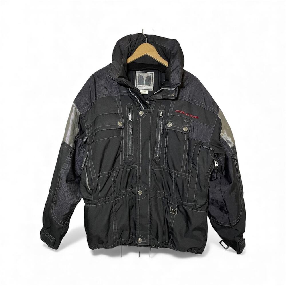 Couloir Men’s Ski Snowboard Jacket Black Size 46 Insulated Winter Coat Vintage
